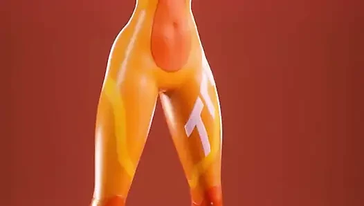 Tracer Exercising Her Slutty Cunt Hole for BBC