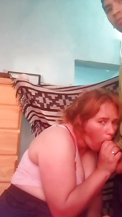 Medi sucks me when we're on webcam