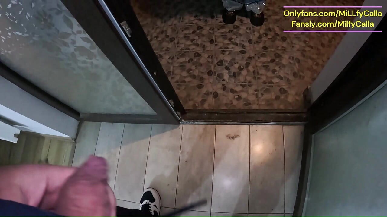 Cigar Blowjob & Ripped Pantyhose - Pussy Massage & Cum on My Downjacket