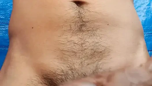 Büyük yarak masajı açık havada Hintli adam elle muamele
