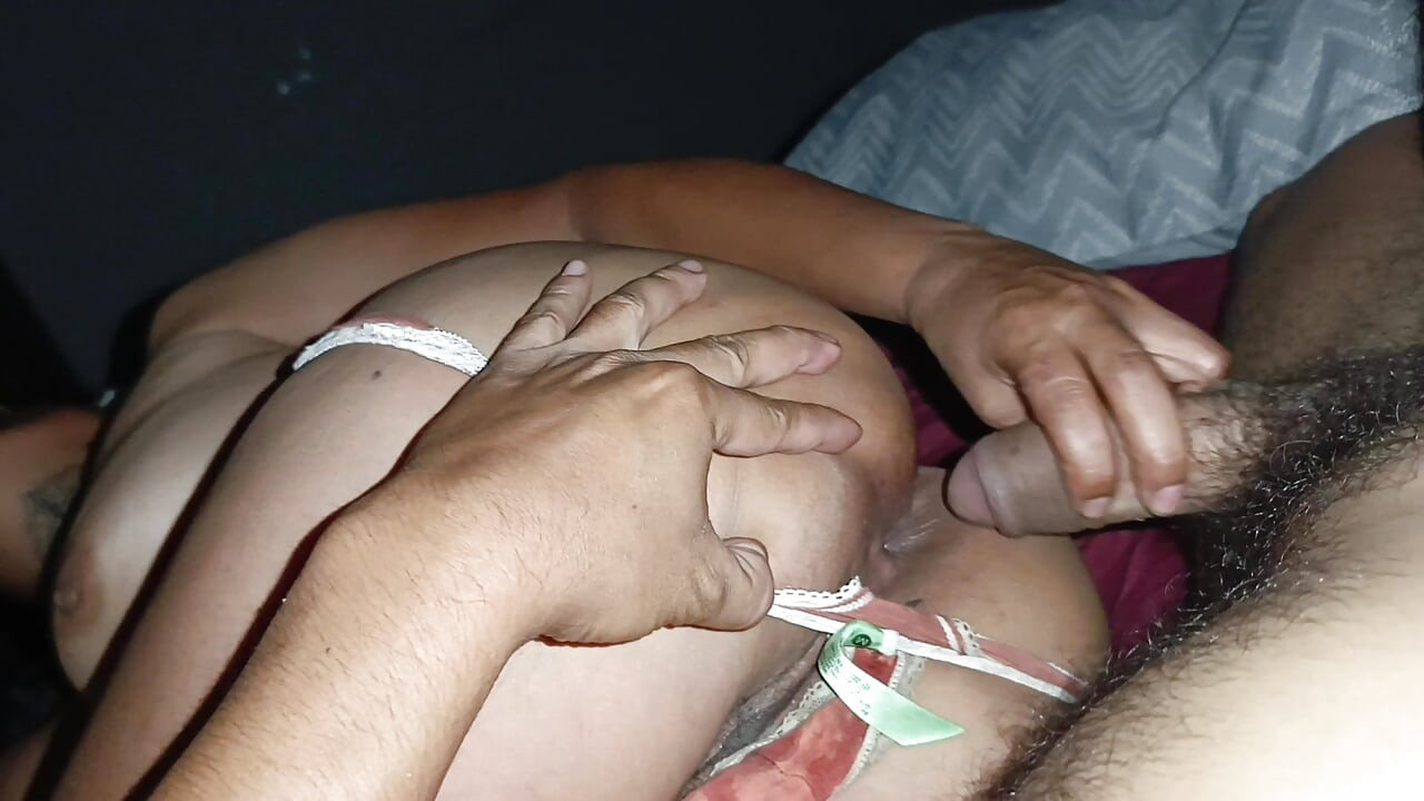 My Indian ex-stepdad dipped my panties in after the party