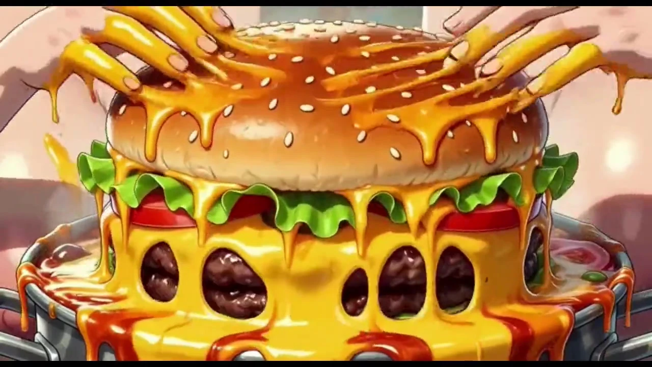 Komik kadınlar yemek pişiriyor, ai animasyonu