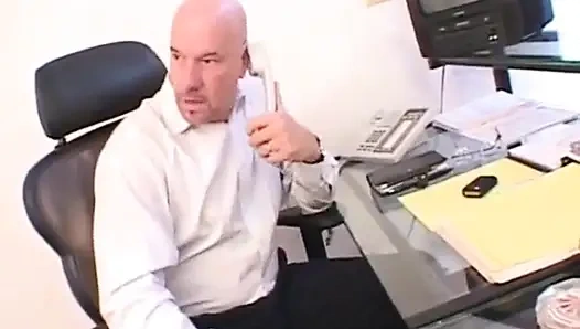 Brunette Babe's Steamy Office Fingering and Fuck Session