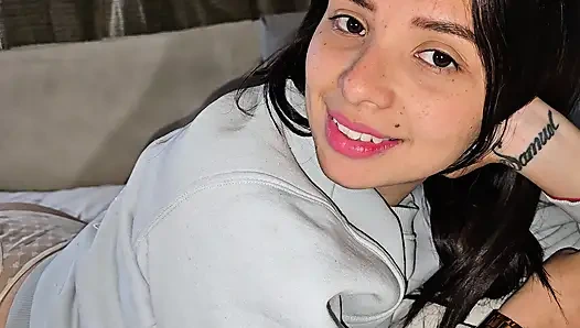 My sister-in-law gets fucked while we're alone in the room