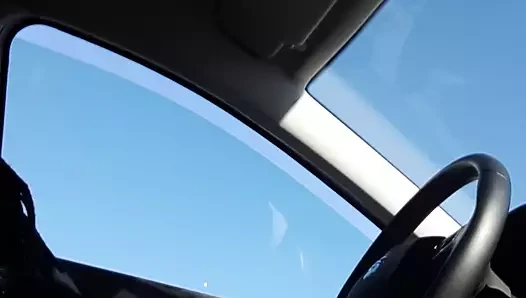 En el coche..