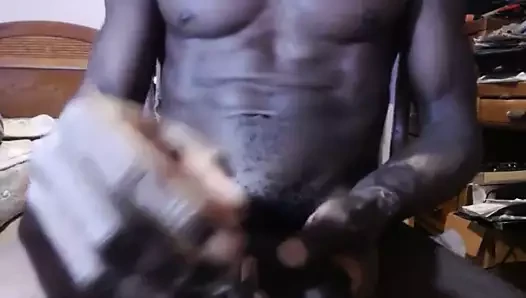 2 two handed dick jerk and hot jizz cumshot