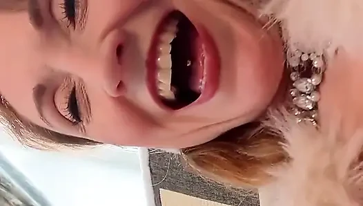 Fur Coat No Panties Cougar Step-stepmom Spit Fetish Blowjob