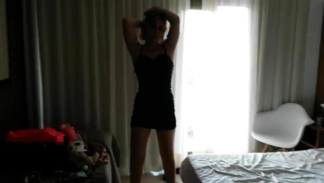 Holiday Slut Teases And Sucks