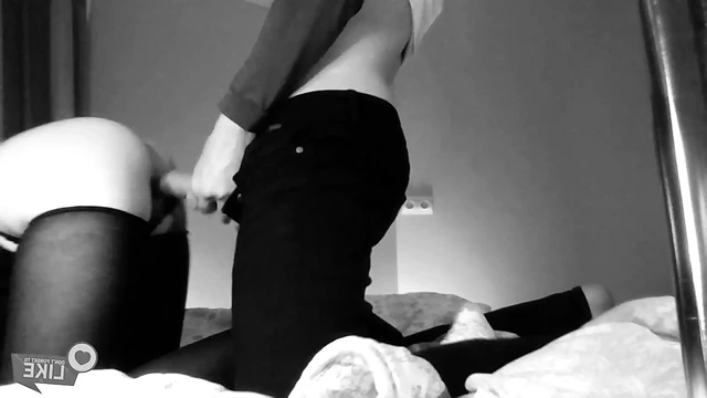 Young girl with small tits sucks boyfriend eggs