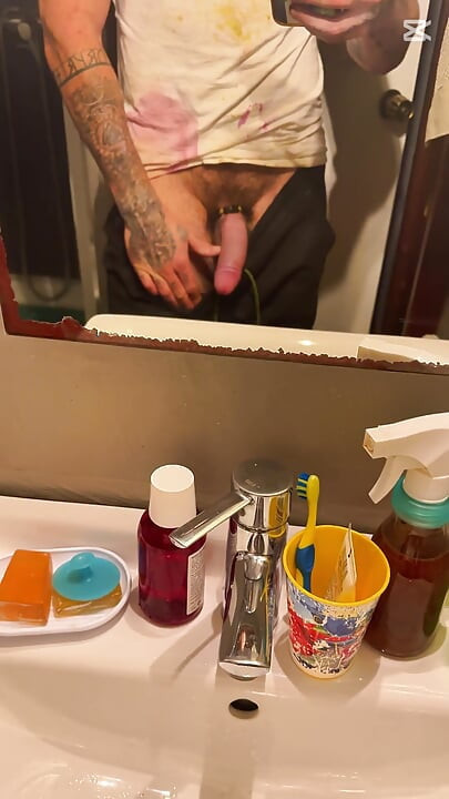 Hot Latin Guy Comes Dirty From Work and Masturbates for You