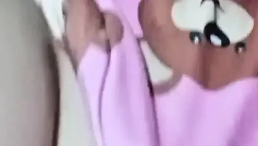 oh how delicious daddy How delicious I touched my big tits