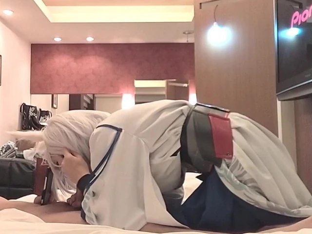 Blowjob by Japanese crossdresser b04