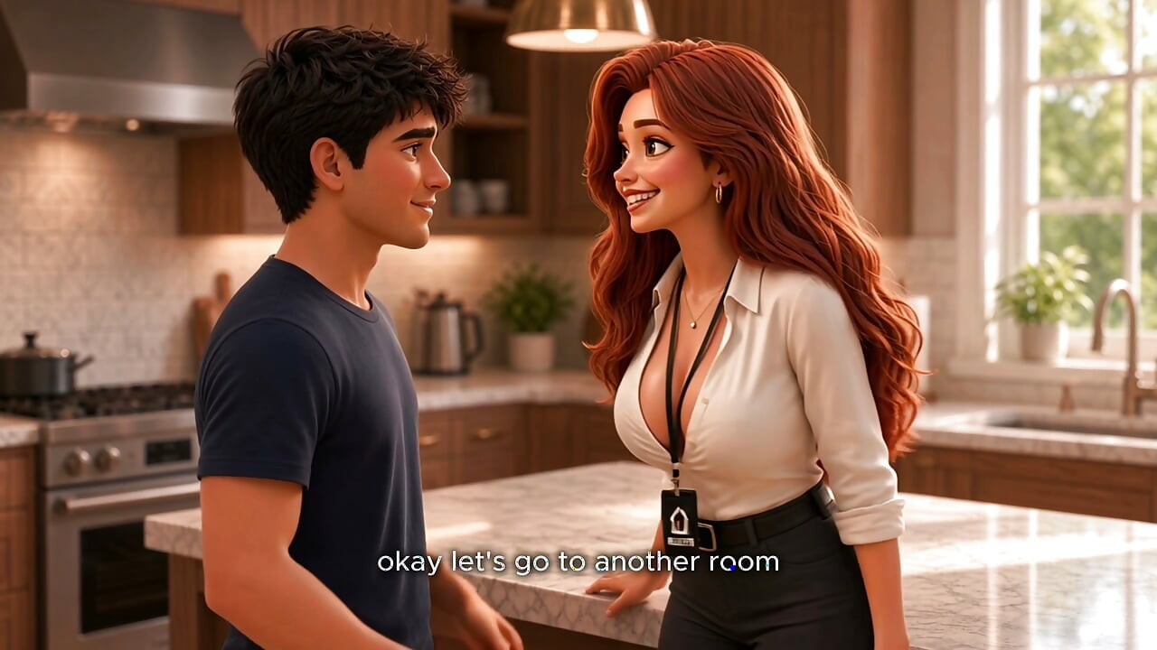 Redhead MILF got fucked by college guy