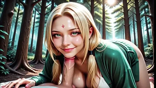 Tsunade jiraiya seks liar di hutan dan onsen sepong kontol besar ninja pirang tsunade mengisap kontol keras anal onsen air ca