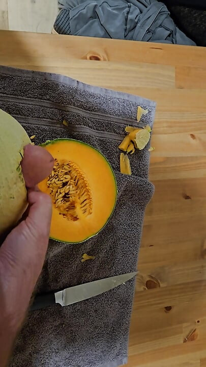 Fucking a melon