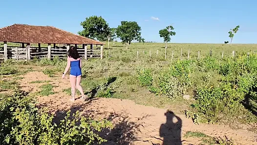 I WENT TO VISIT MY FARM AND ENDED UP HAVING SEX WITH THE COWBOY HE FUCKED ME LIKE A SLUT