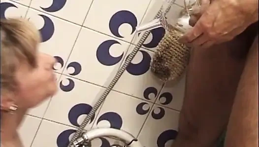 Blonde girl loves sucking