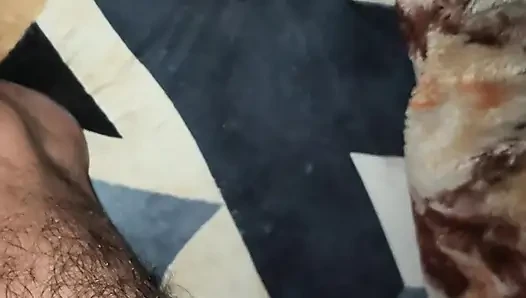Tam tatmin ateşli Hintli ev hanımı kocası
