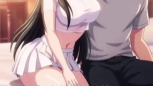 Time Travel Temptation Curious Anime Girl Fucks Her Hot Future Self Passionate 3D Hentai