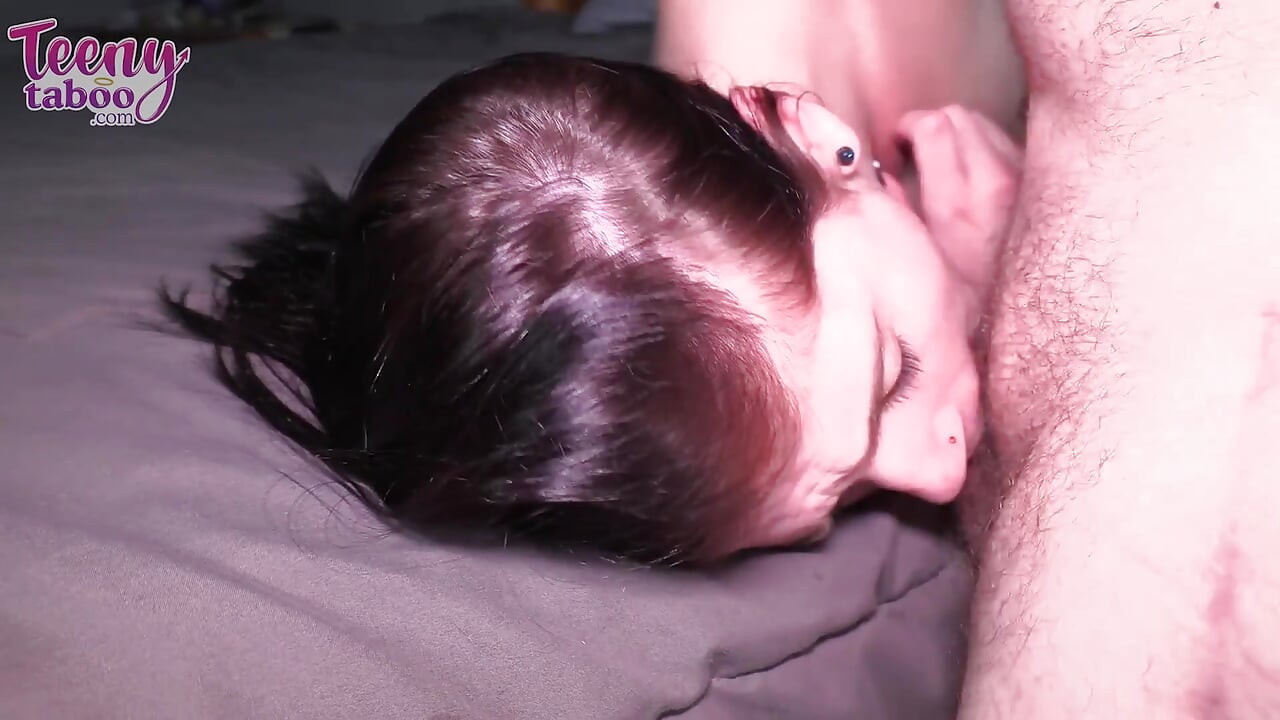 Samantha Shows Her Piercings to Step-dad