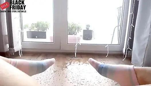 Leg shacking orgasm with heavy squirting