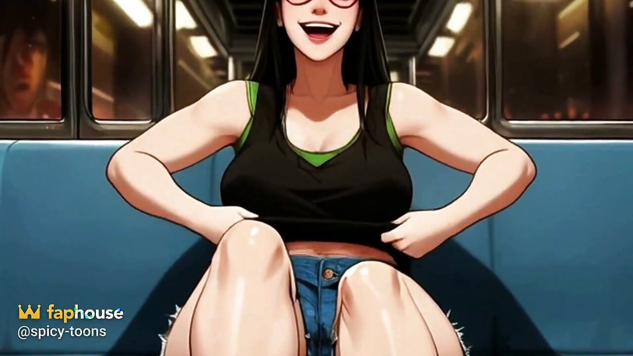 Lin Plays Footsie on the Train