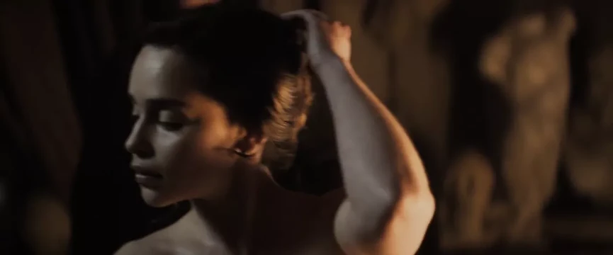 Emilia Clarke Nude in 'The Voice from the Stone'