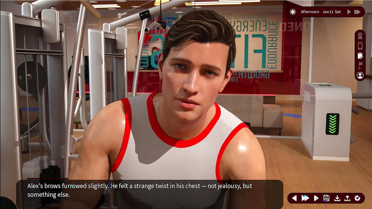 Whispers of Desire 7 Sarah and Alex Went to the Gym with Jessica
