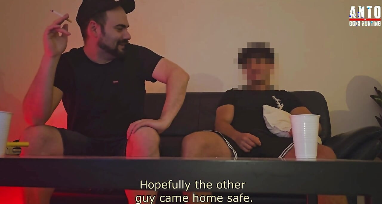 Big Dick Straight Turkish Friend First Time Sucking a Dick After Mutual Handjob While Watching Porn