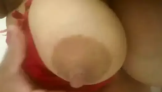 Brazilian lactating long nipples