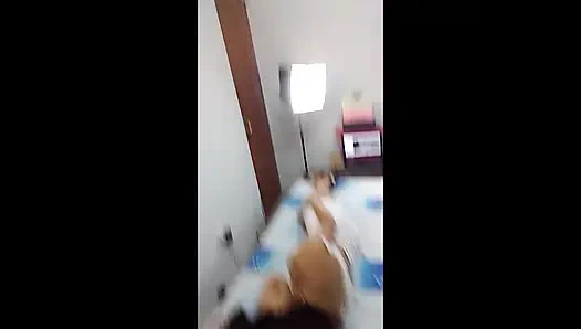 I entered my beautiful virgin stepdaughter's room and gave her to swallow my cum