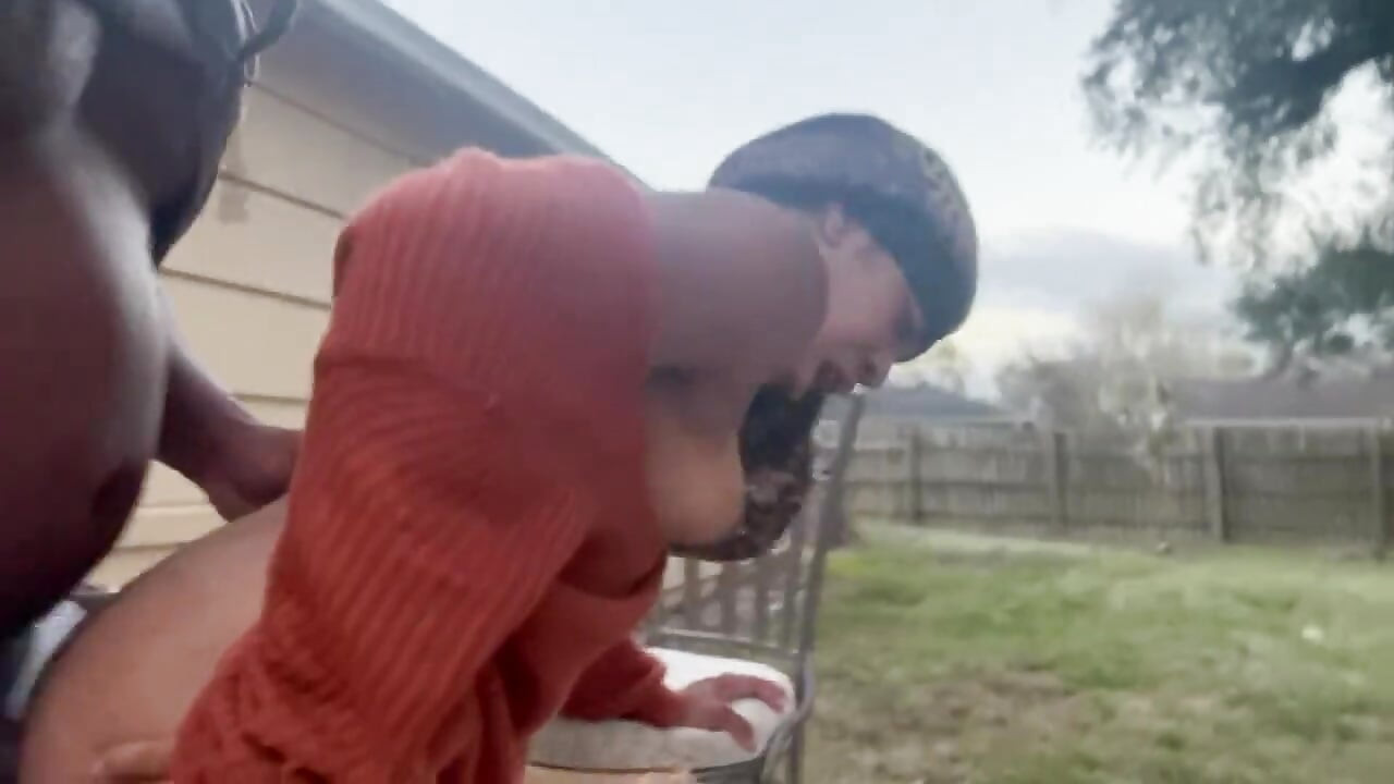 Bumboclaat He Cum Two Times in My Ass Outside the Way He Use Me I Love It