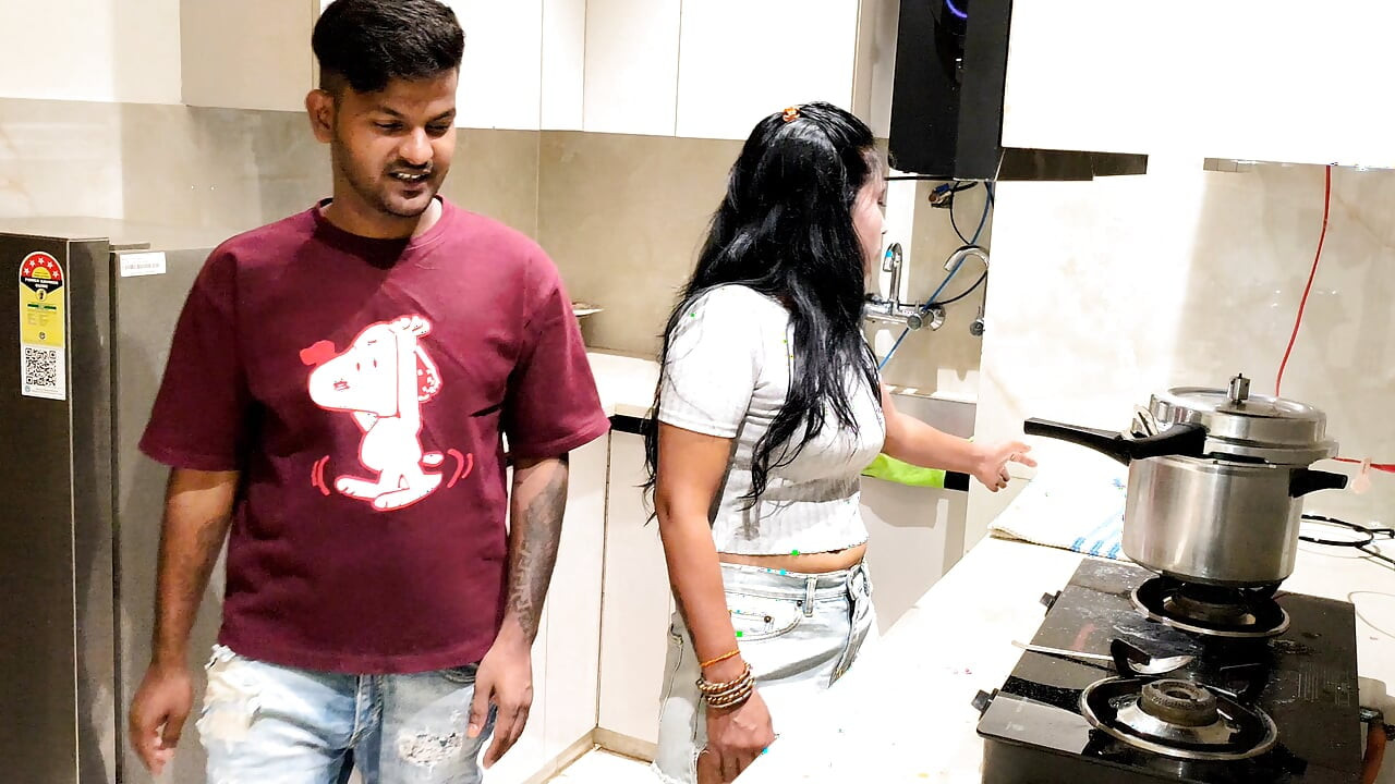 Indian Desi beautiful Stepsister fuck sex with her Stepbrother, Hindi Audio Video