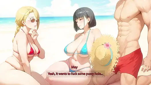 Hotwives sehnen sich nach seltsamen schwänzen - verführt ehemänner zu cuckold-kartenspielen - teil 3