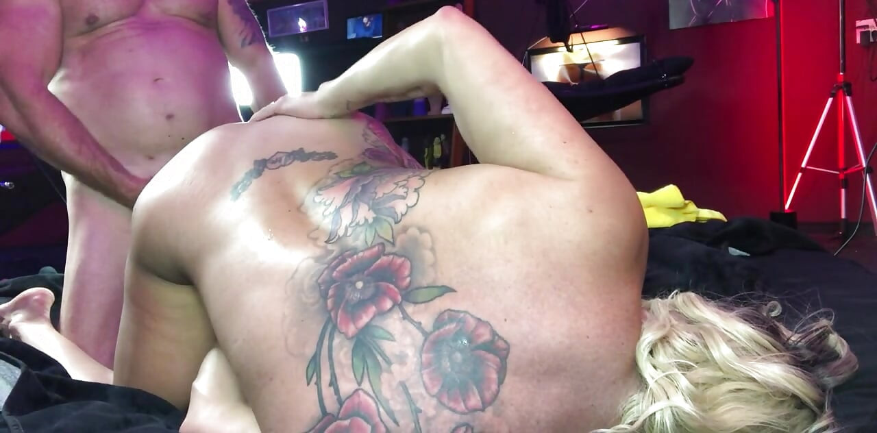 Hot Blonde Gets Pounded in Every Way Possible in her Dungeon