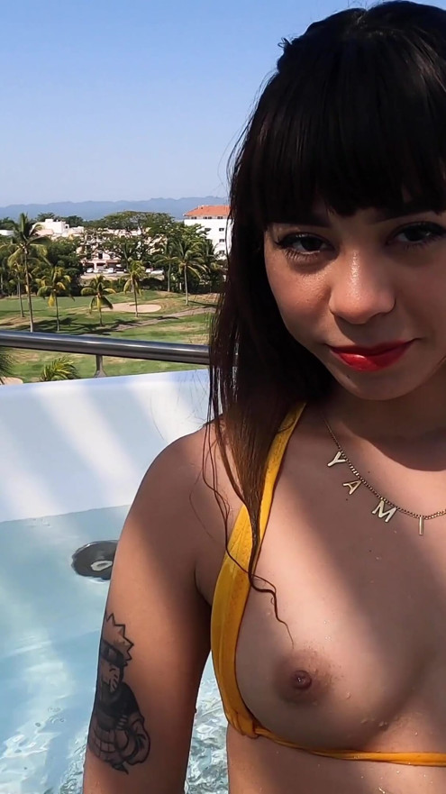 Horny old sexturist fucks young Mexican girl | Clip 1