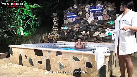 Hendricks Fucked in Jacuzzi Threesome
