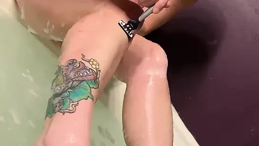 Pt.1 - mencukur fetish kaki