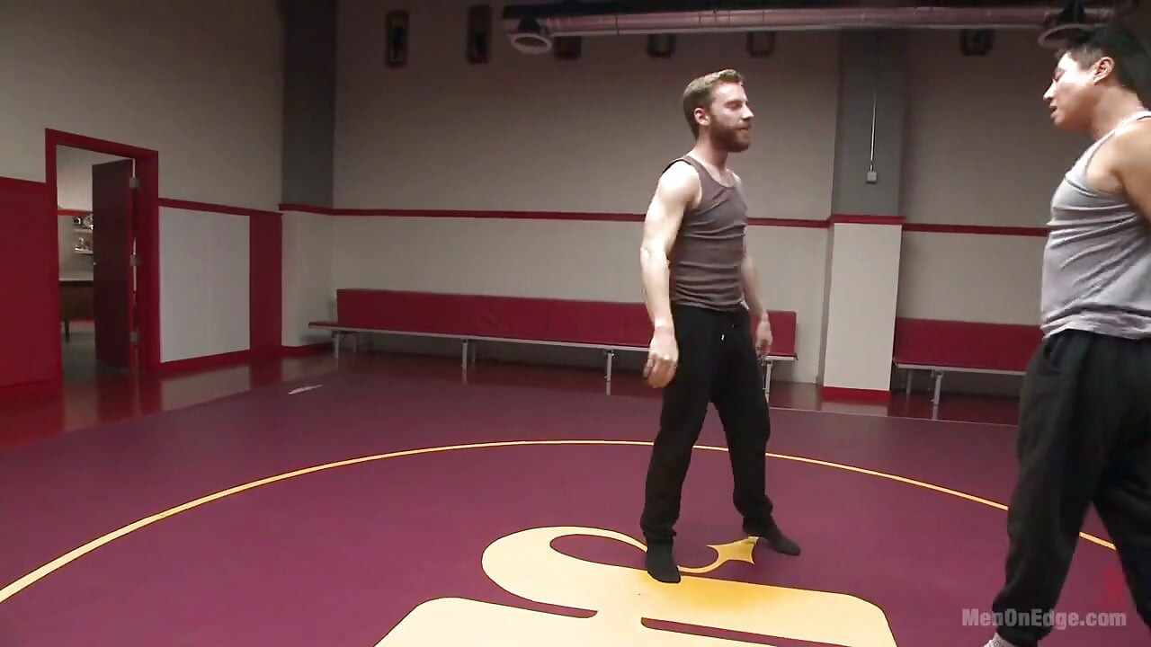 Edged in the Gym so Long That He Cums Twice!