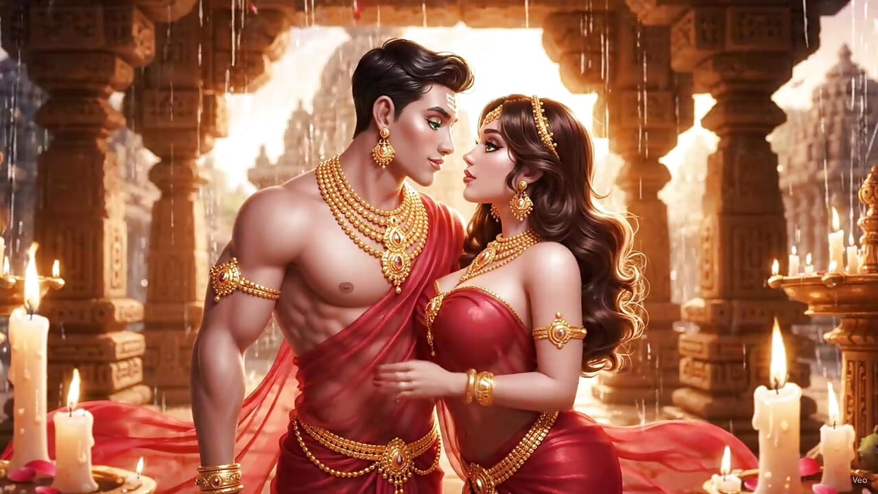 Romantic Desi Couple Bed Pe Soft Intimate Embrace – White Saree Mein Sexy Wife Aur Husband Ki Full Romance
