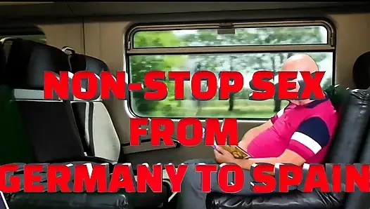 Garabas ve Olga ile Almanya'dan İspanya'ya kesintisiz seks