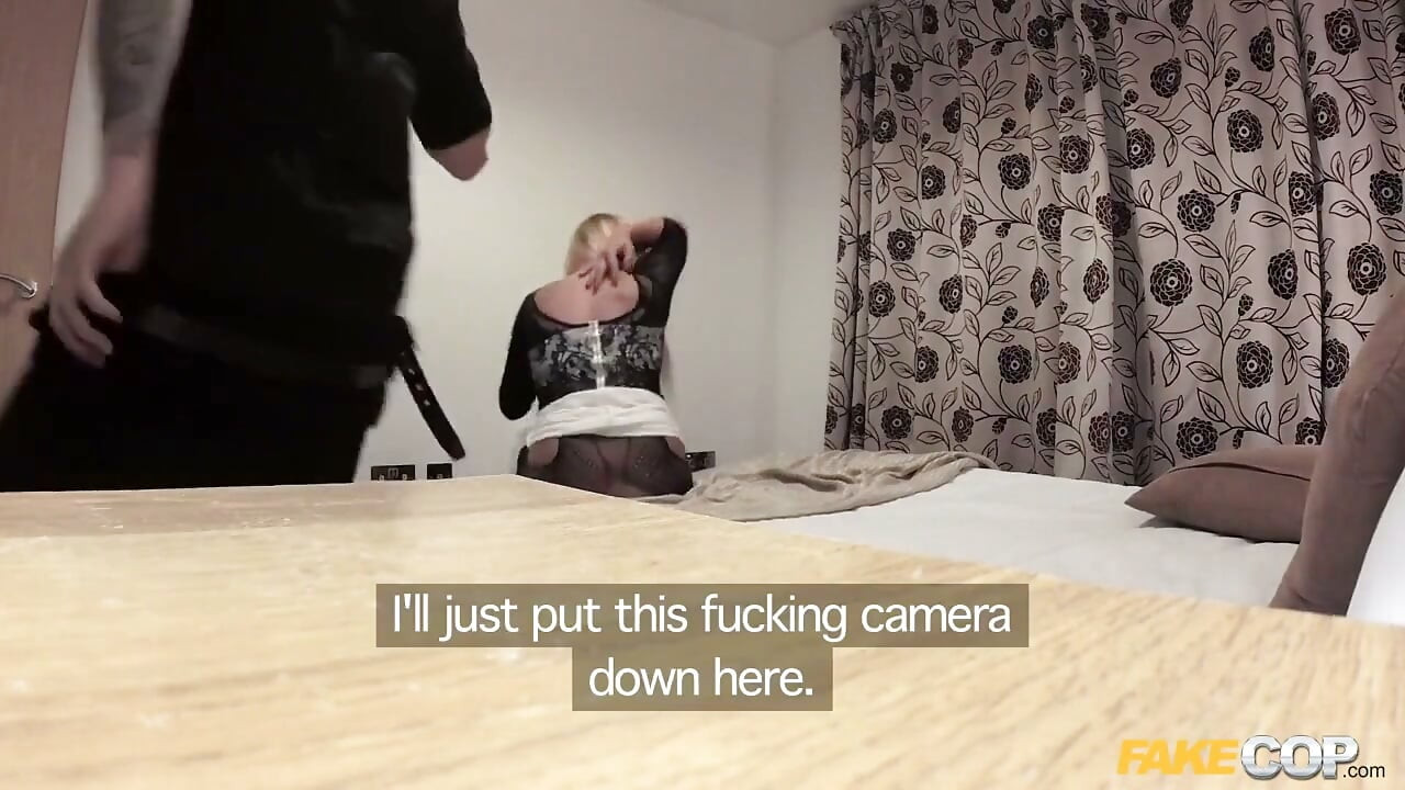 Fake Cop - Blonde MILF Deepthroats Some Police Dick