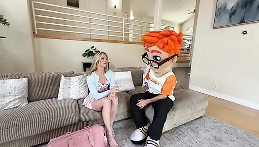 PornDudeCasting with Cheerleader Kait I Made This Blonde Pornstar Cum with My Big Dick Doggystyle