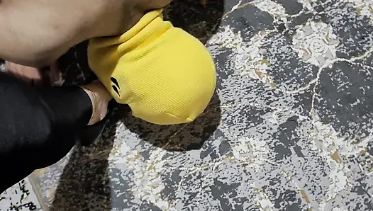Mistress footjob and shoejob cum