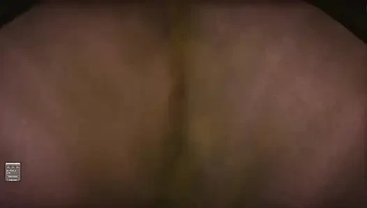 B025 Asyalı güzel çadırbondage köle yüze oturuyor, osuruyor, anal yalama