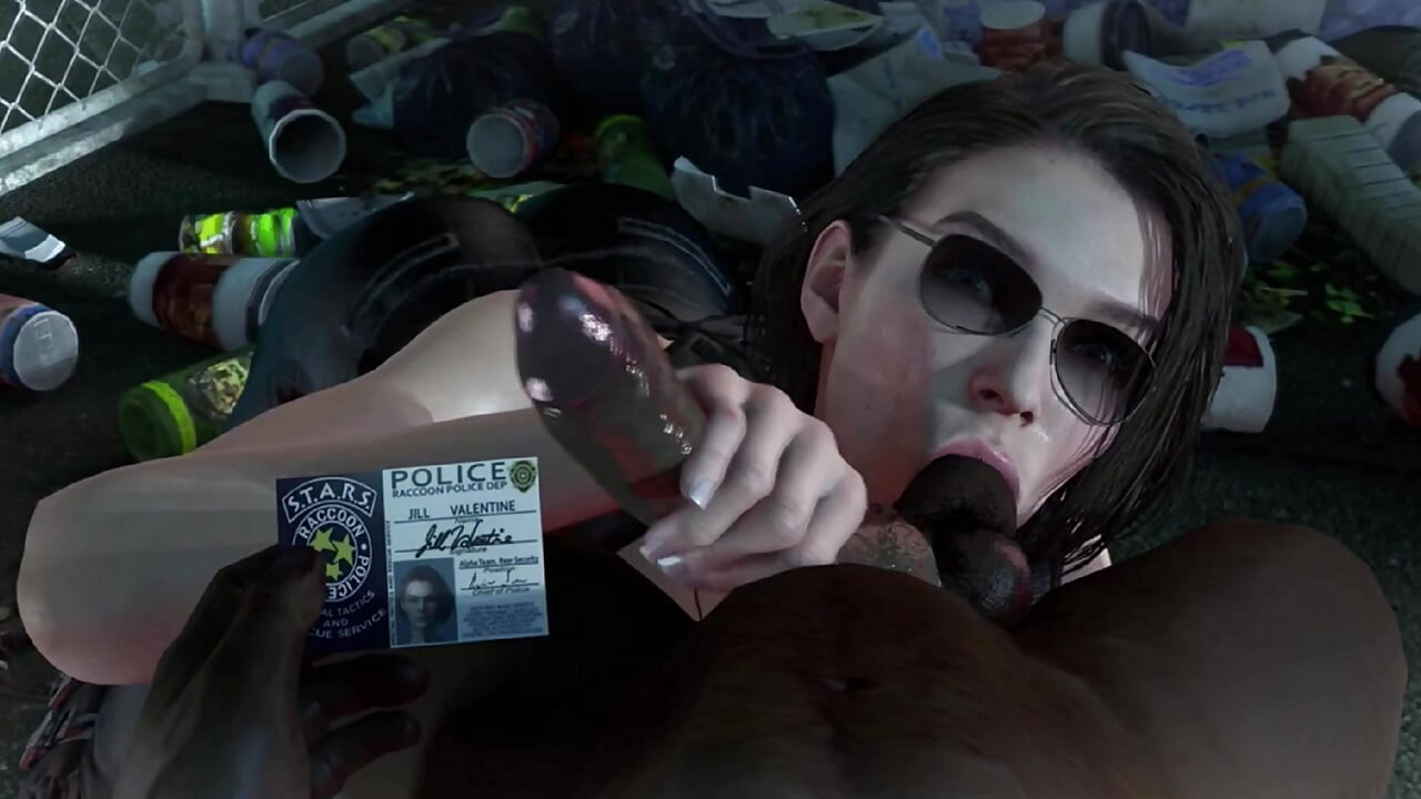 Jill Valentine vittuili kovaa sellissä - 3D-animaatio
