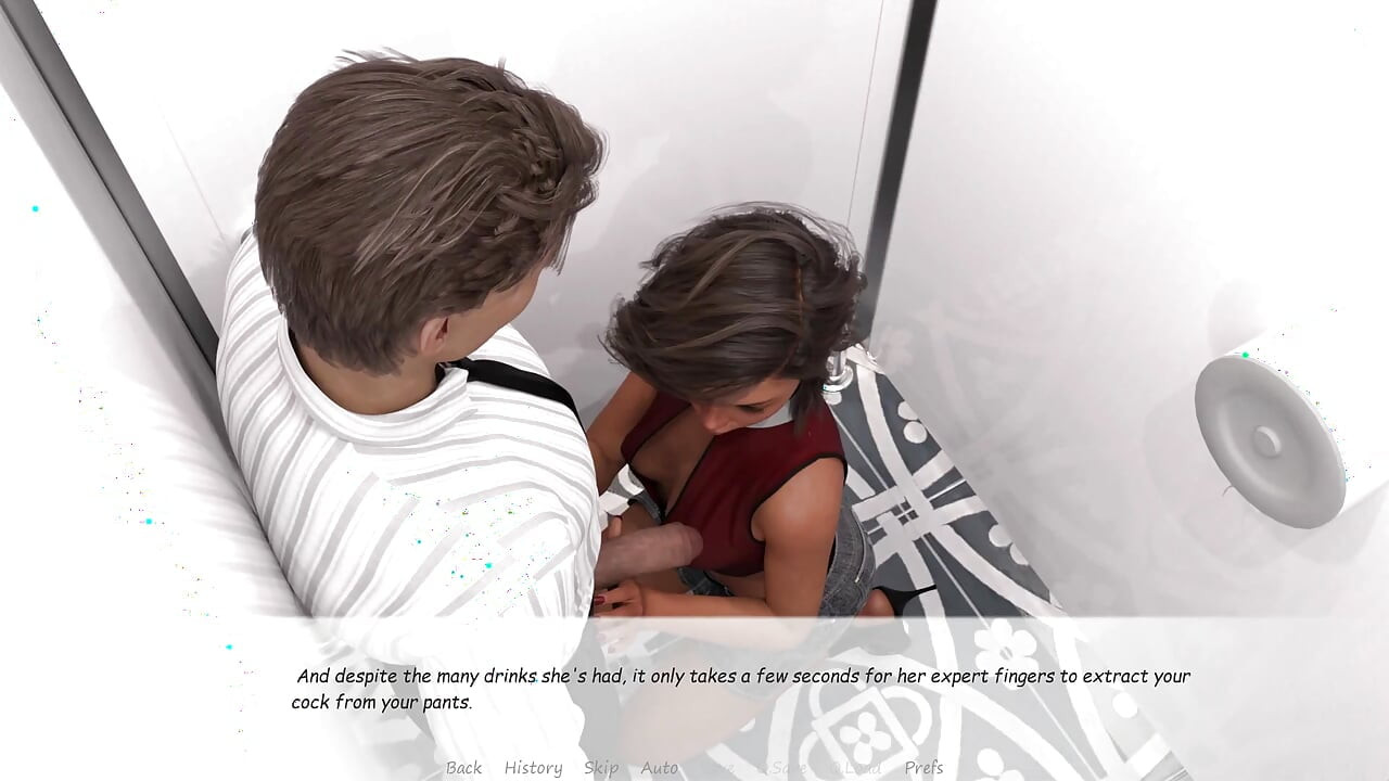 내 의붓여동생의 마누라 - 화장실에서 커스틴을 따먹을 기회를 얻은 Cole