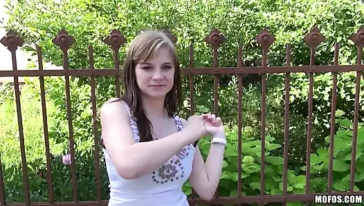 Public Pickups - Euro Babe Charlotte Madison Sucks Cock and Gets Her Titties Fucked