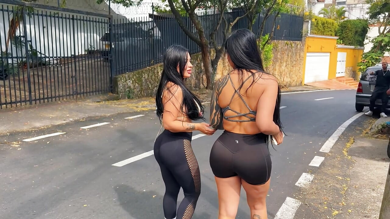 Fit girls suck a stranger's cock for a glass of water after getting lost in cali colombia