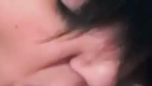 closeup cum up in mouth